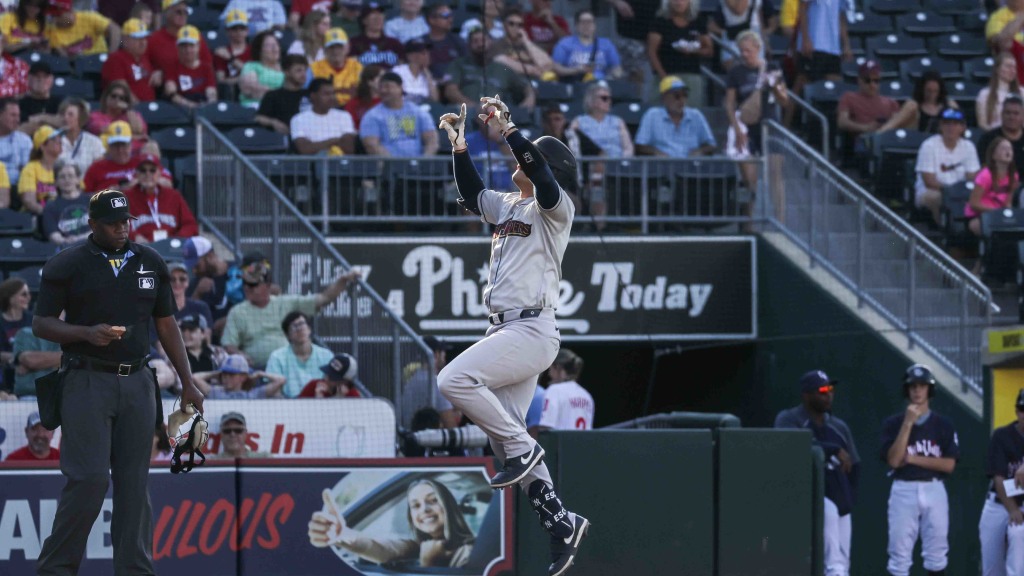 J.C. Escarra's fifth-inning home run gave the RailRiders a lead they would not relinquish.