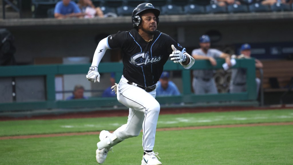 Dayan Frias and the Clippers made it look easy Saturday against Omaha