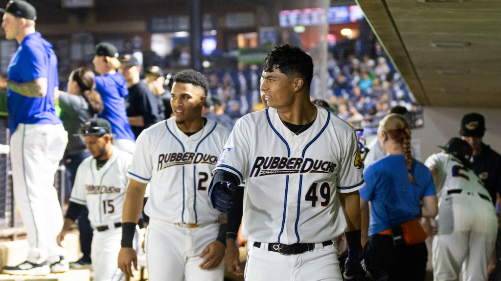 Jonah Advincula homered twice in his first game back in Akron.