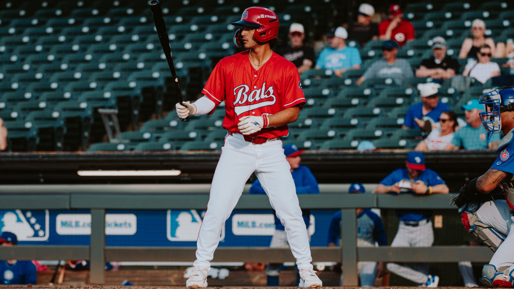 Dominic Pitelli hit his first Triple-A home run in Thursday's loss.