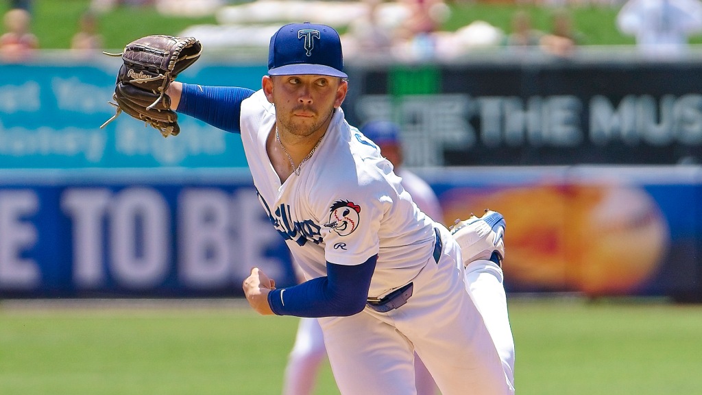 Tulsa starting pitcher Wyatt Crowell had a good outing on Sunday afternoon, but he fell short of qualifying for the win.