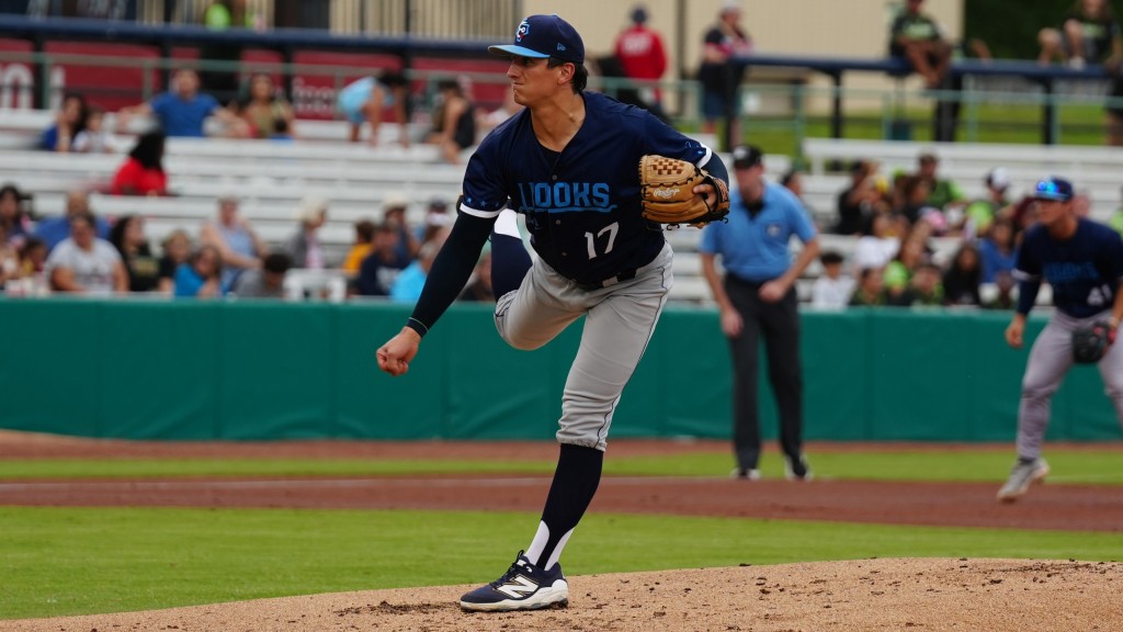 Brett Gillis spun six innings of one-hit scoreless ball for a Father's Day win over SA.