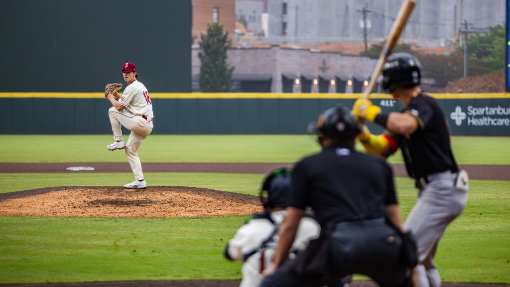 Case Matter delivers a pitch.