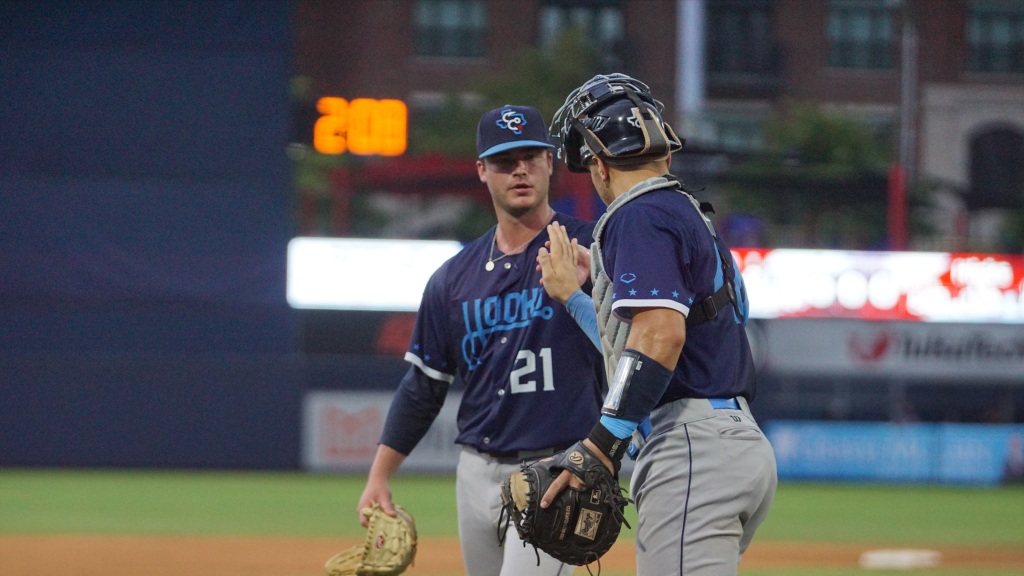 James Hicks posted zeros over the first four frames Friday night in Tulsa.
