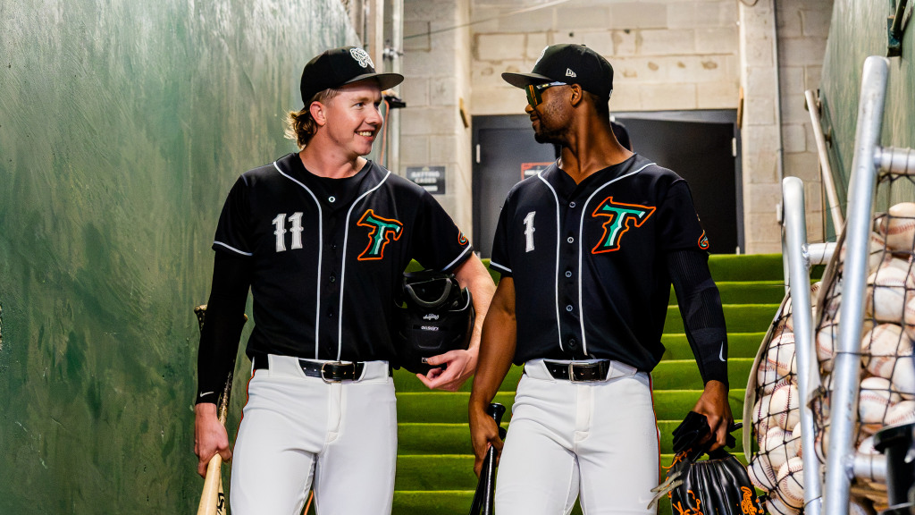 Heston Kjerstad (left) and Enrique Bradfield Jr. (right)