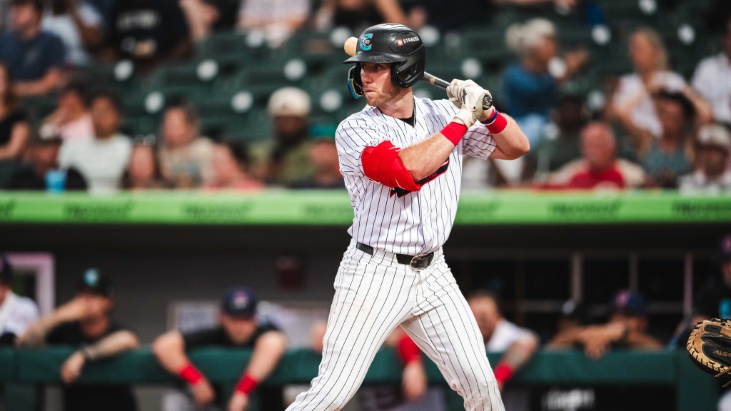Andy Weber connected with his 12th Home Run of the season in Wednesday's game at Norfolk.