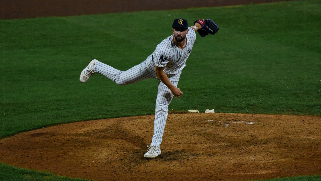 Adam Kloffenstein struck out eight over six shutout innings in Thursday's win.