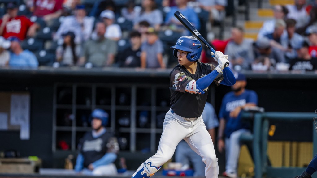 Comets infielder Hyeseong Kim belted his first homer of the season as part of a three-hit night on Friday.