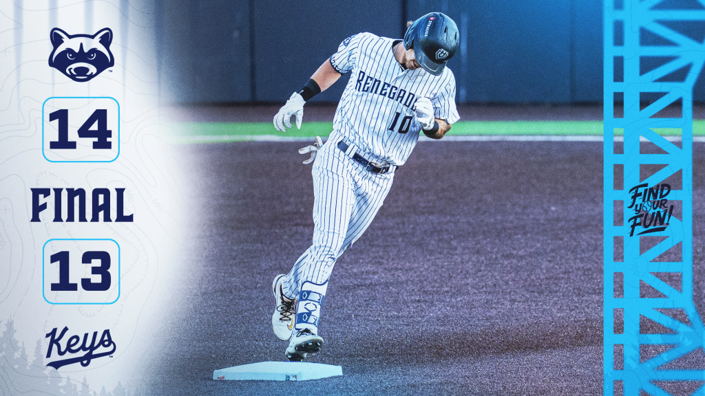 Core Jackson drove in four runs in the Renegades win at Frederick.