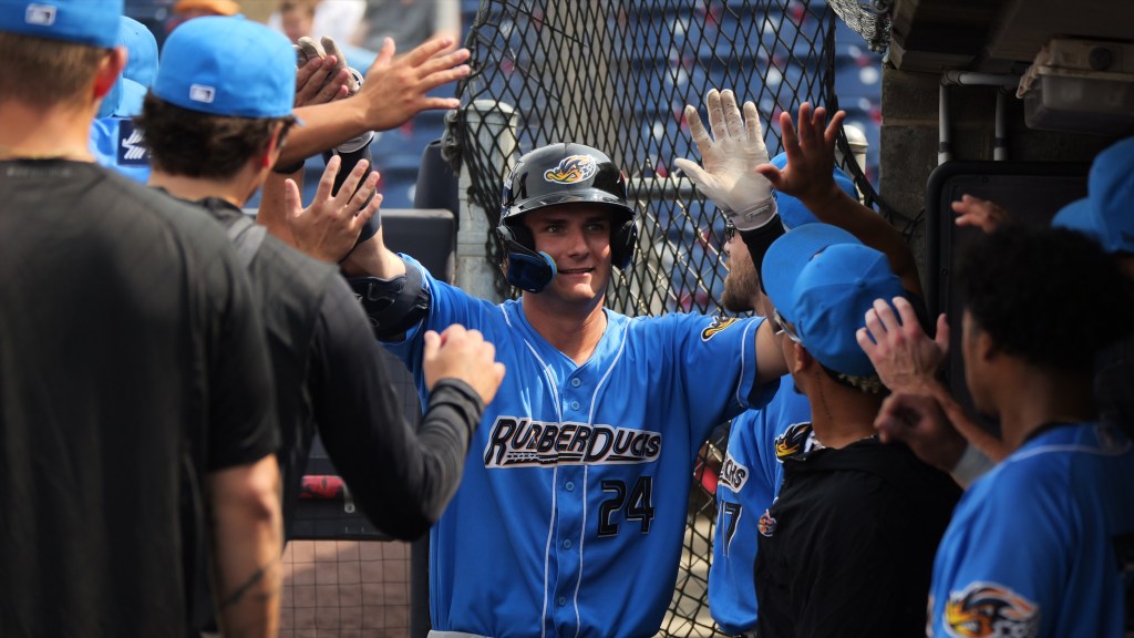 Nolan Schubart launched his first Double-A grand slam on Saturday.