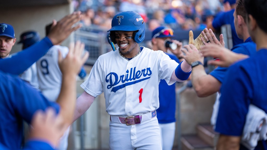Kendall George enjoyed a triumphant return to ONEOK Field on Tuesday night, going a perfect 4-4, including the game-winning hit, in a victory over Springfield.