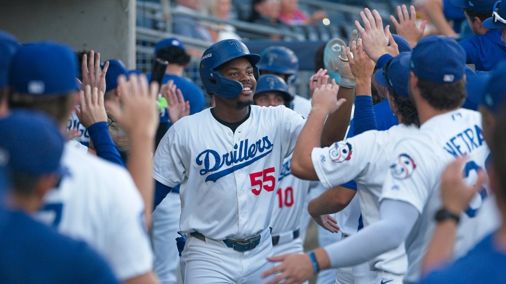 Josue De Paula's three-run homer in the second inning of Thursday's win was his 24th of the season.