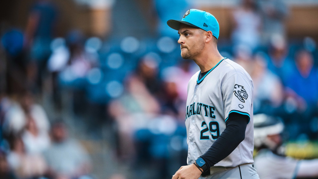 Charlotte Knights Manager, Chad Pinder, led his team to a first half record of 42-33 and the best run differential in all of Triple-A.