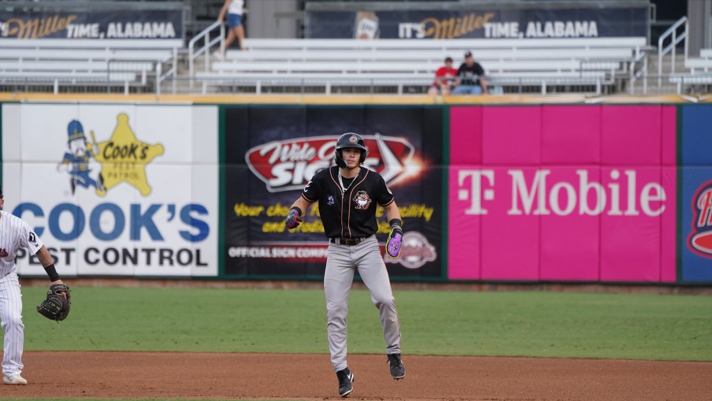 Eric Hartman posted his first Double-A multi-RBI game on Saturday.