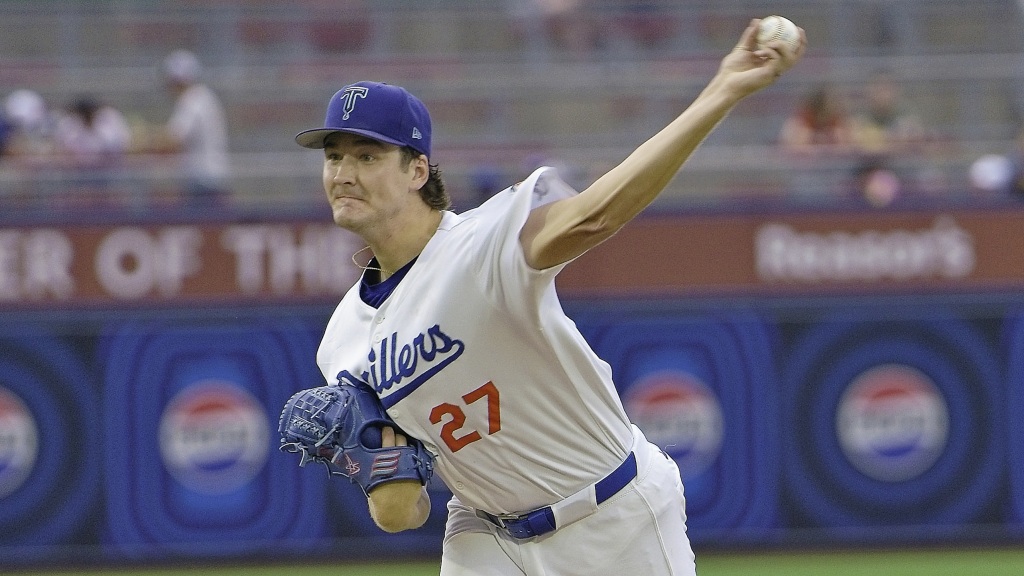Adam Serwinowski was brilliant in Friday's win over Corpus Christi, allowing just one hit in seven shutout innings.