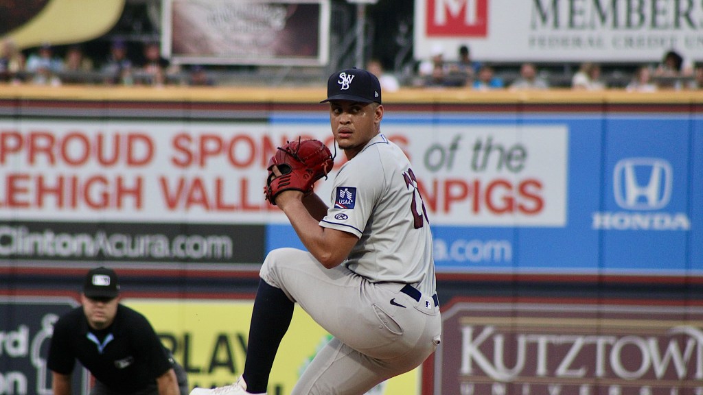 Alexander Cornielle works eight shutout frames to propel the RailRiders to a 2-0 victory.