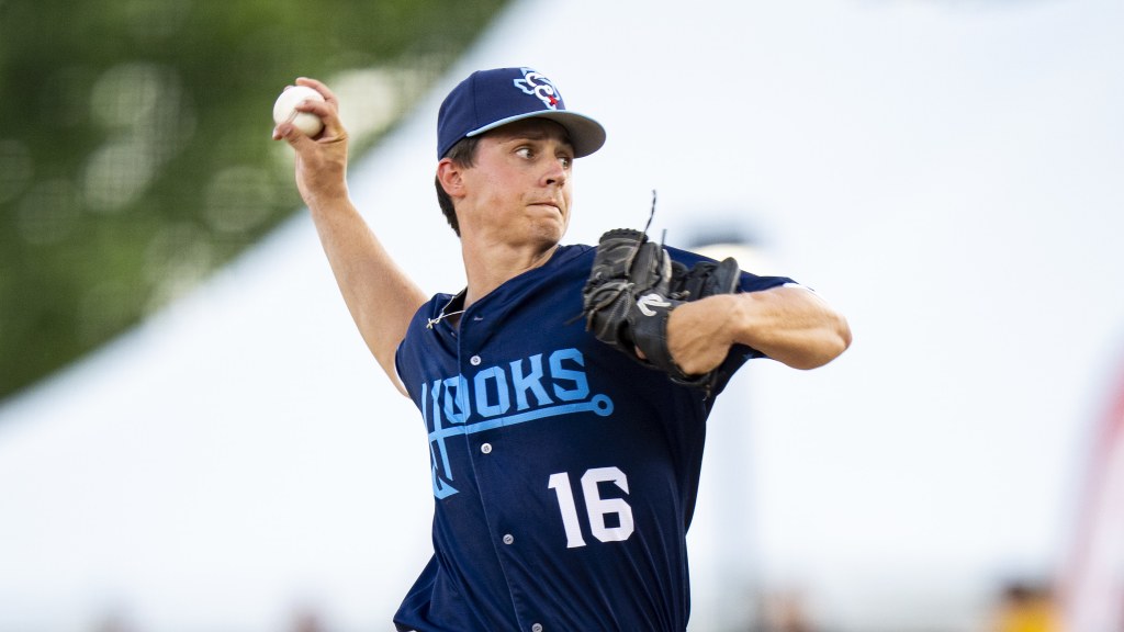 Joey Mancini struck out two in a perfect ninth to earn the save Saturday night.
