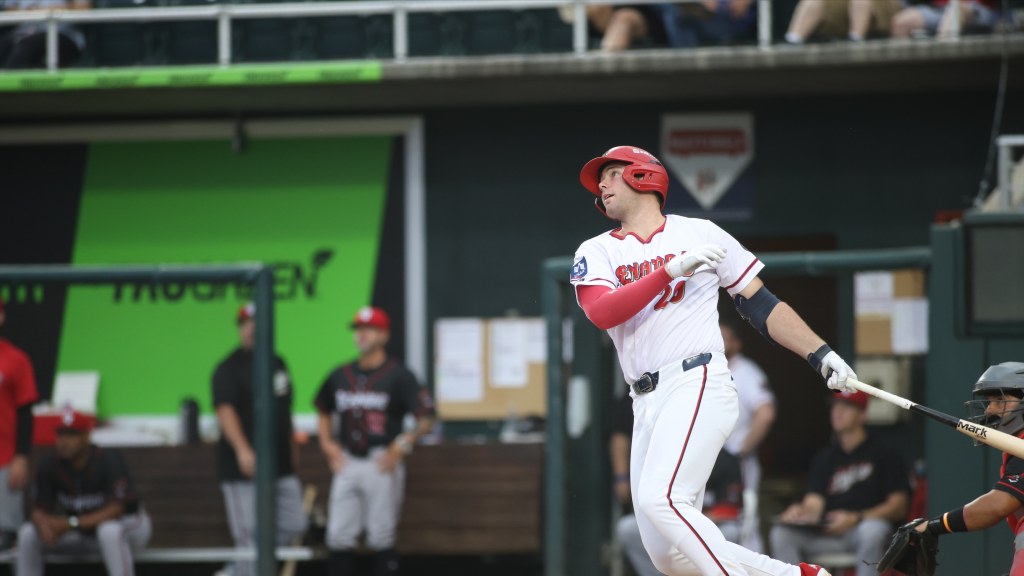 Ethan Petry's ninth Double-A homer put the Sens in front in the fourth