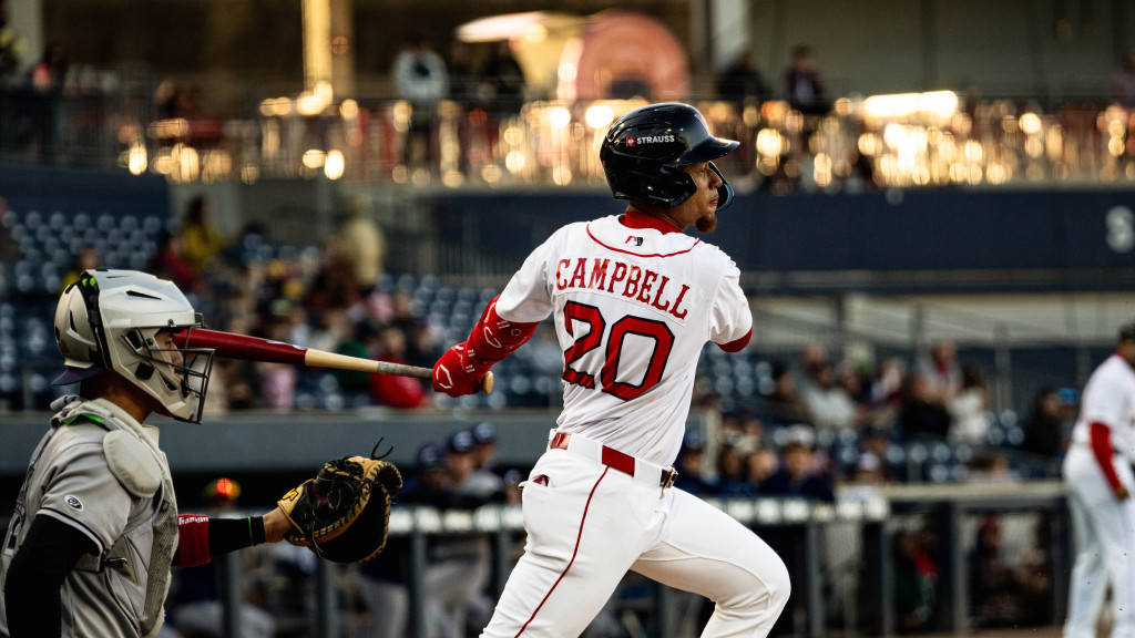 Kristian Campbell 2-for-4 with a double and has hit safely in 9 of his last 10 games.