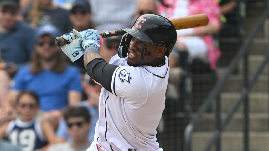 Guardians outfielder Angel Martínez doubled twice Sunday as he continued rehabbing with the Clippers