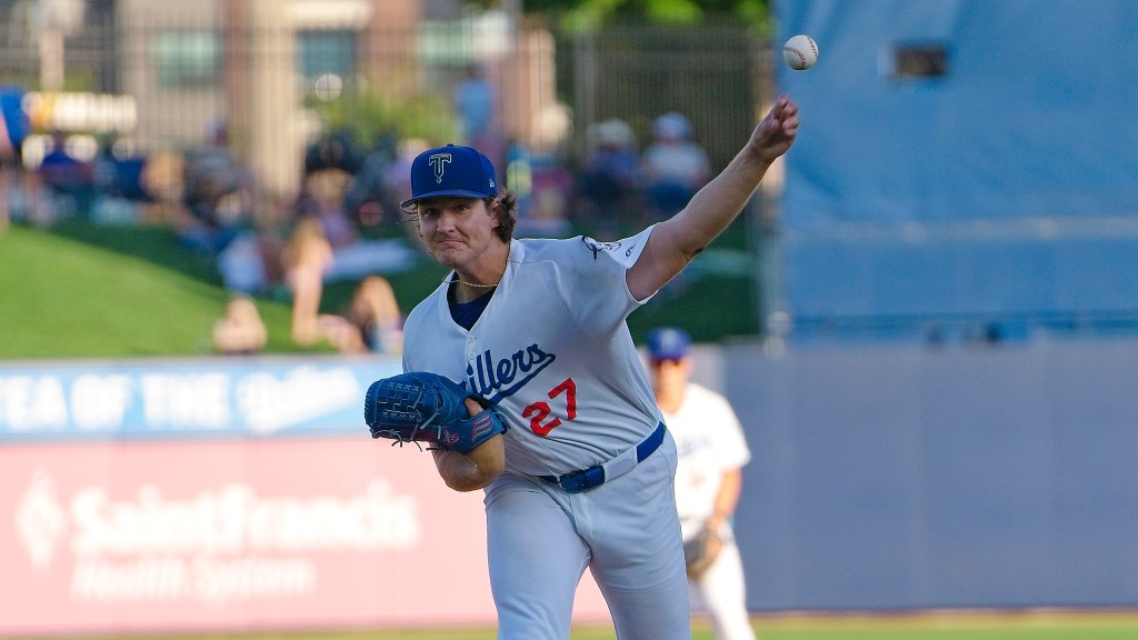 Adam Serwinowski allowed just one hit in five shutout innings to record his fourth straight win in Tulsa's 5-0 win on Tuesday night at ONEOK Field.