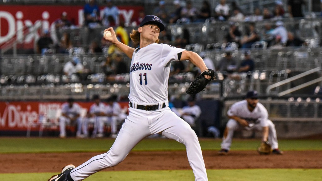 Max Meyer shined during his rookie pro season in 2021 with the Blue Wahoos. 