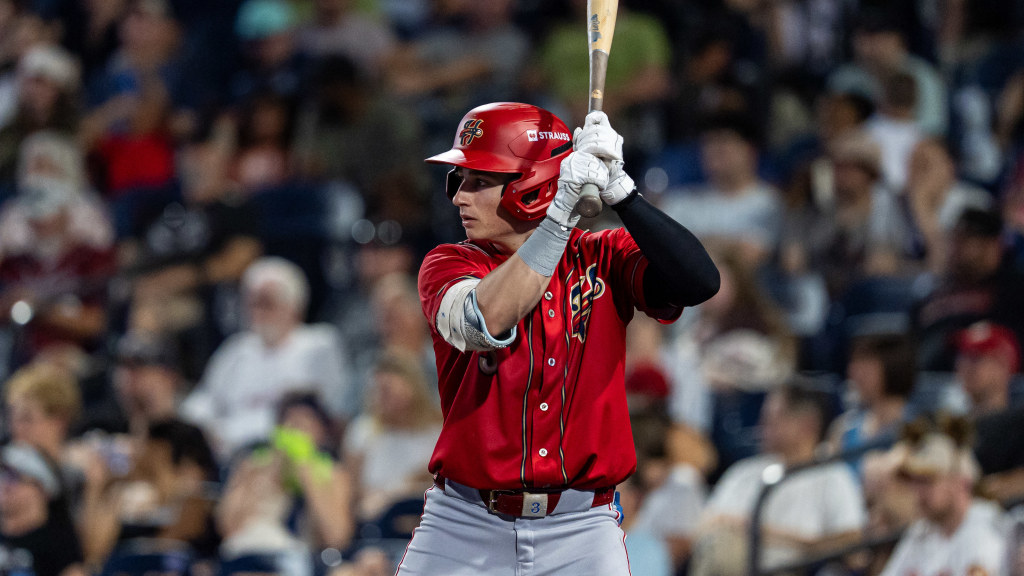 Devin Fitz-Gerald hit his first Double-A homer in the Sens' eight-run eighth inning