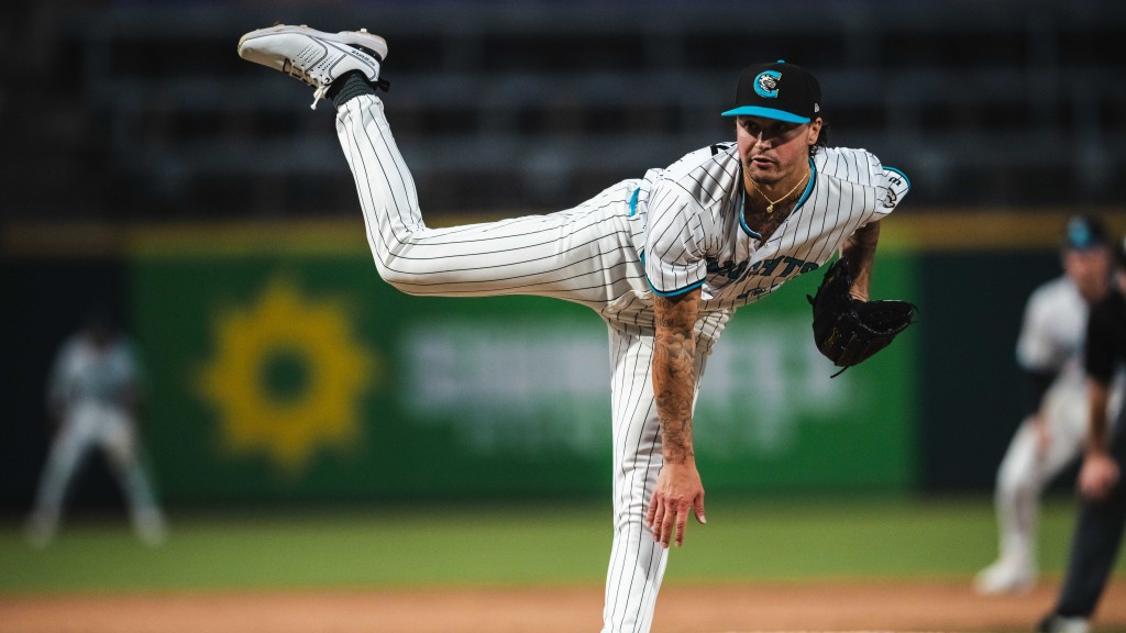 Adisyn Coffey and the rest of the Knights had to wait out a two-hour rain delay in their 2-0 loss to the RailRiders on Thursday.