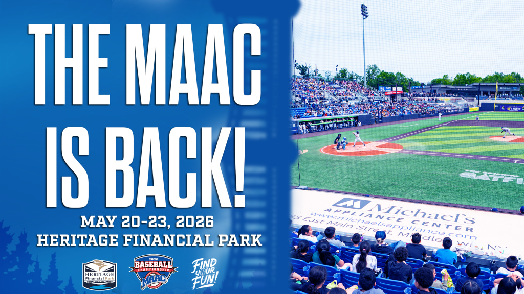 The Renegades and the Metro Atlantic Athletic Conference have announced the return of the MAAC Baseball Championship to Heritage Financial Park.