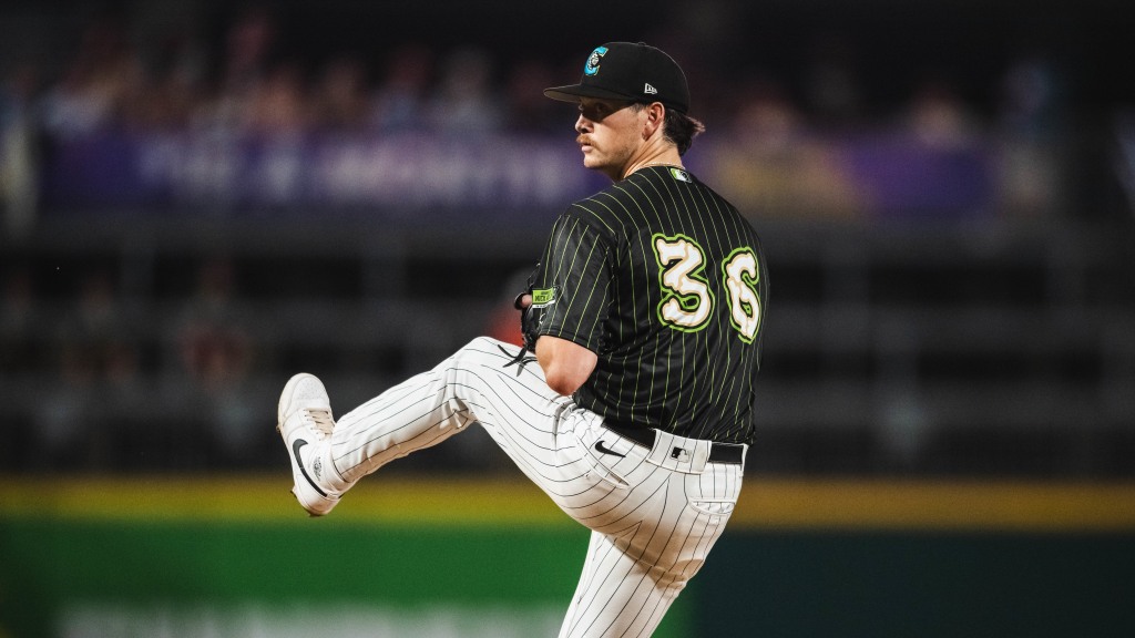 Zach Franklin pitched 1.2 scoreless innings out of the Knights bullpen on Sunday evening.