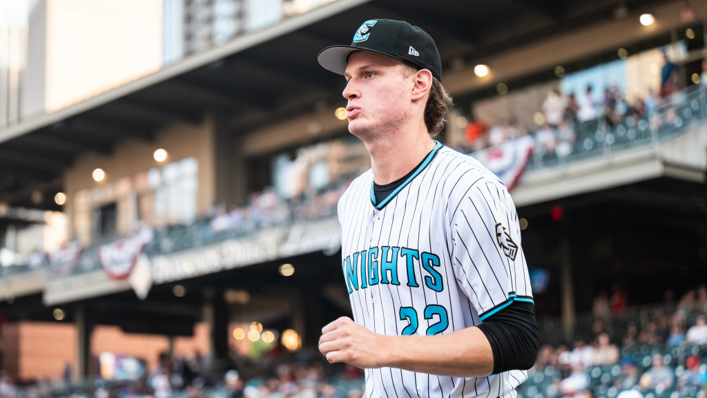 Noah Schultz went 4.2 innings and struck out seven in his ML rehab start for the Knights