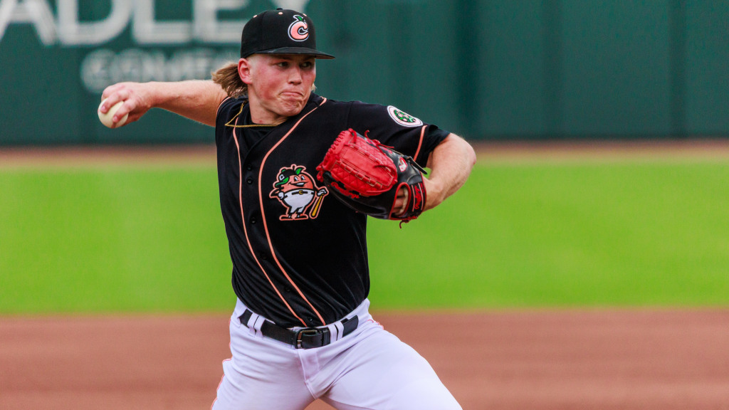 Lucas Braun pitched 5.1 innings in his return to Columbus, but was outmatched by Karson Millbrandt on Saturday.