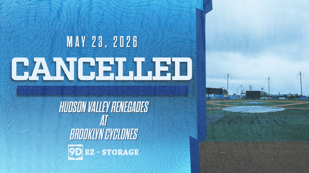 The Renegades game at Brooklyn was canceled on Saturday.