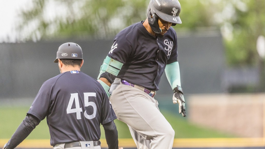 Ernesto Martinez Jr. had three hits, including a ninth-inning grand slam, as the RailRiders topped the Bisons 18-3.