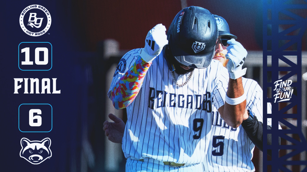 Roderick Arias brought home the first Renegades run of the night with an RBI single in the bottom of the first.