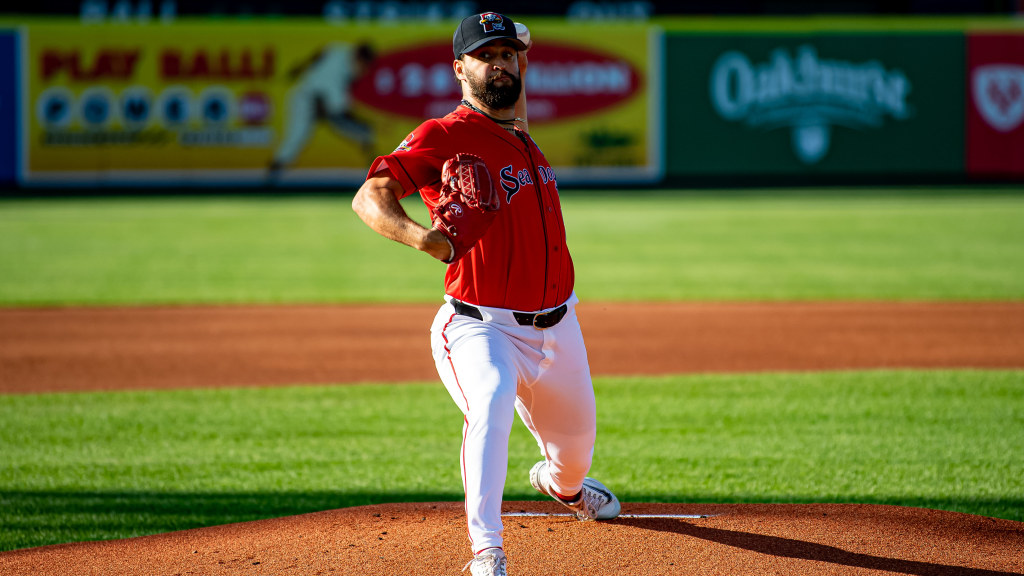 Patrick Sandoval struck out four over three innings in a MLB rehab appearance