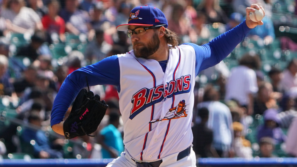 Josh Fleming threw seven innings of two-hit baseball to earn the win!