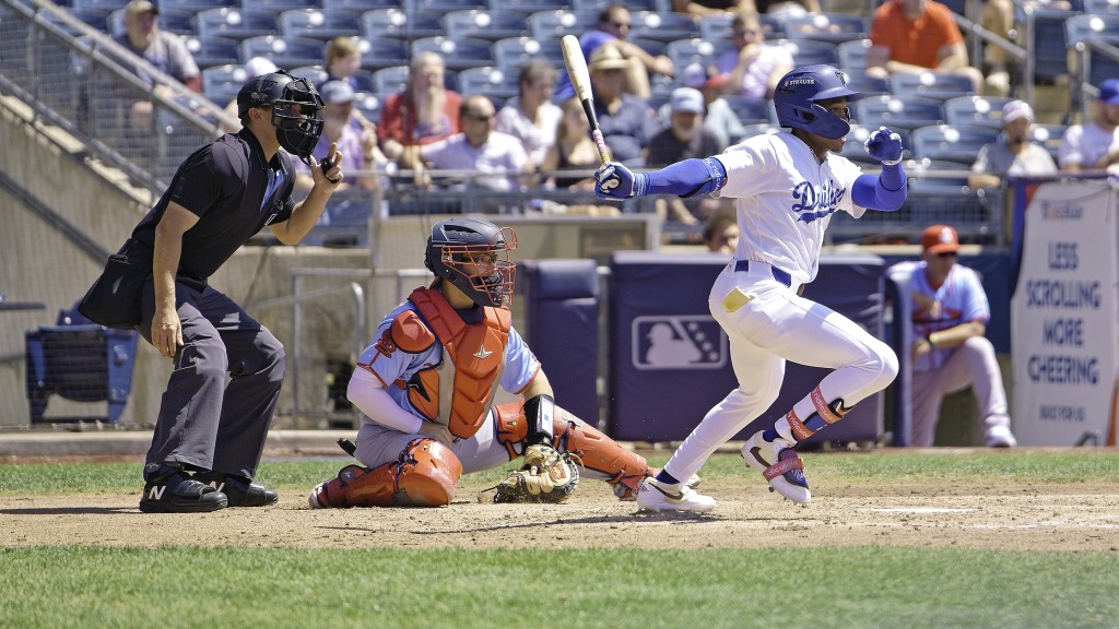 Kendall George accounted for one of Tulsa's six hits in its loss to Springfield Wednesday afternoon at ONEOK Field. George has recorded a hit in 26 of the 32 games that he has played this season.