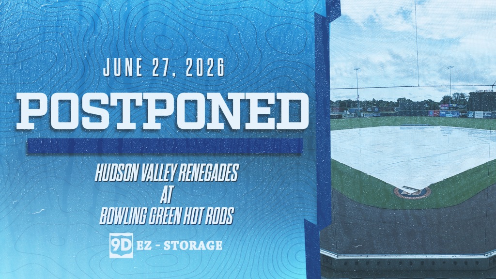 The Renegades game at Bowling Green was postponed on Saturday.
