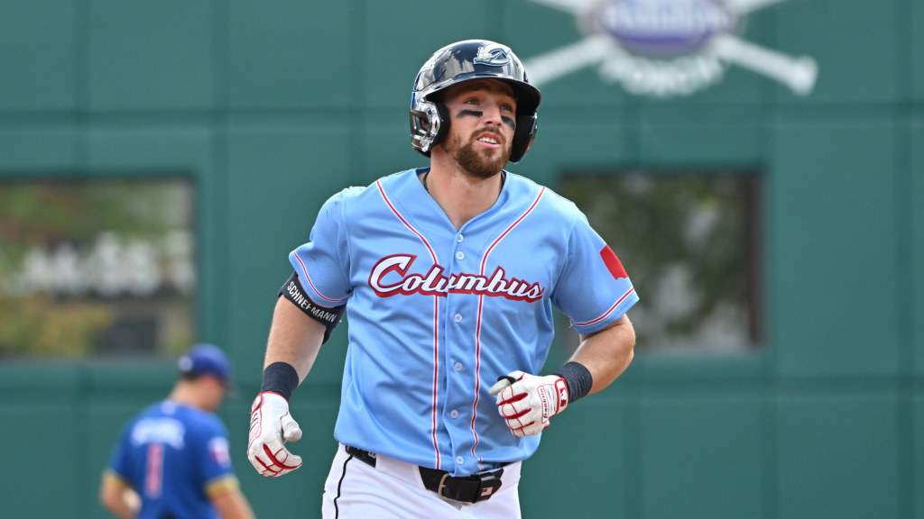 Daniel Schneemann homered in the 2nd inning for the Clippers on Thursday