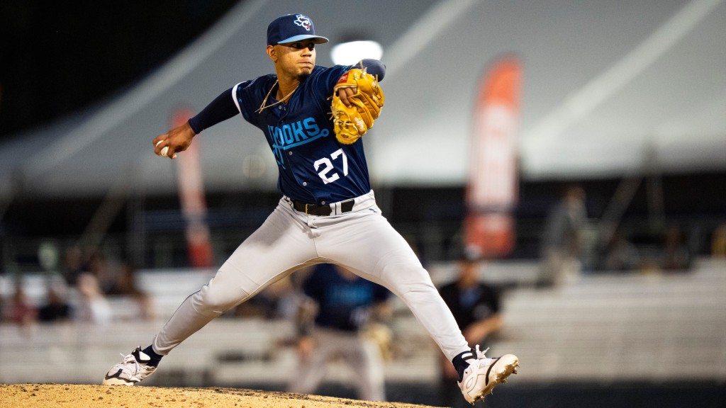 Jose Guedez struck out four in two perfect innings Thursday night in Wichita.