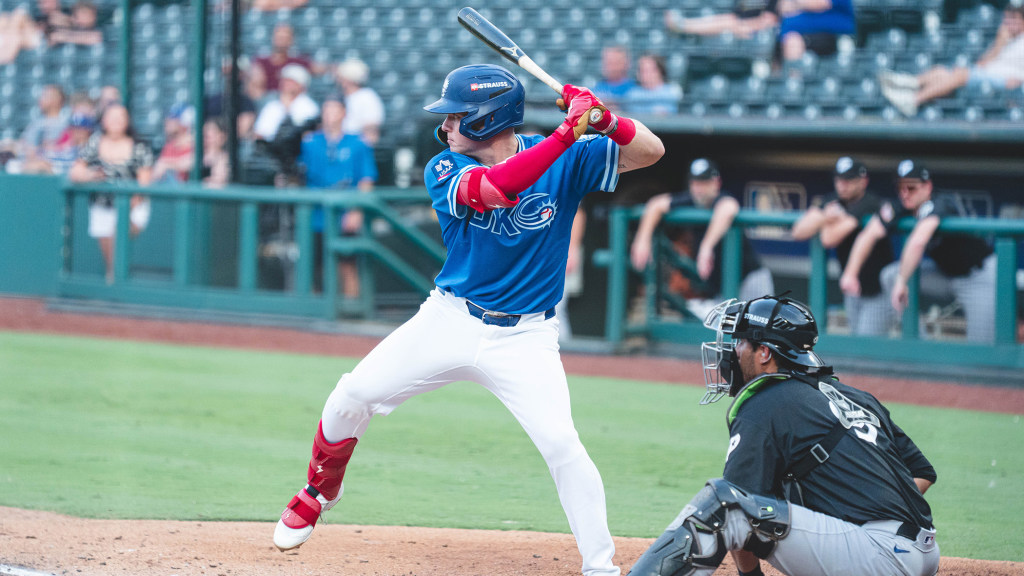 Oklahoma City designated hitter Ryan Ward drove in four runs on Tuesday night.
