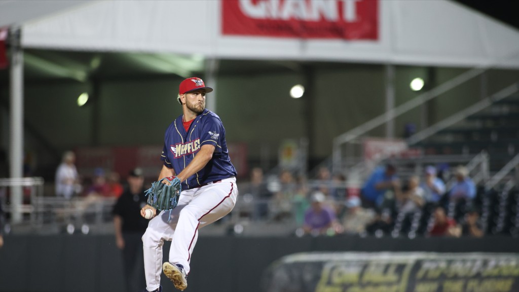 Blake Brown tossed a scoreless ninth inning in his Senators debut