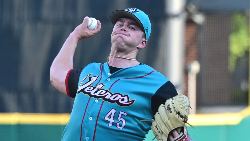 Justin Campbell looked sharp over 4.2 innings of work Thursday night against Iowa
