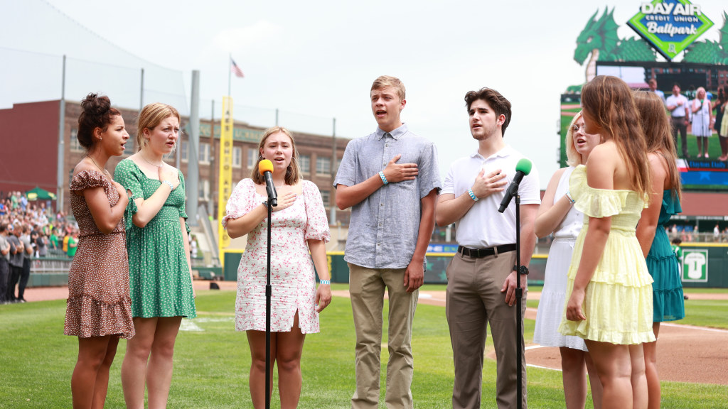 National Anthem Tryouts Dragons