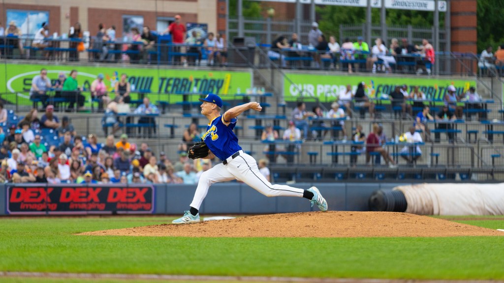 Rafe Schlesinger tossed six innings allowing just two runs while striking out six on Sunday.