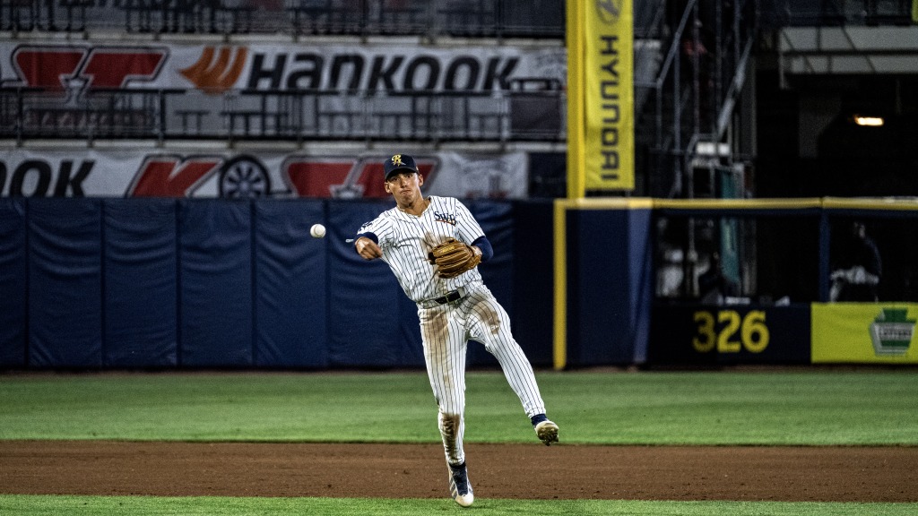 George Lombard Jr. went 3-for-4 with some excellent defense on Wednesday night.