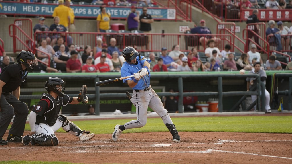 Alex Mooney tied a career-high with four hits including a home run in Akron's 8-7 loss.