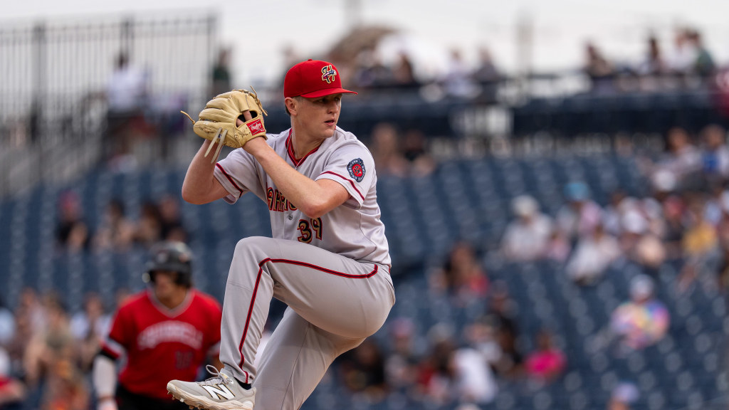 Isaac Lyon settled in after allowing the three runs, retiring the last 10 batters he faced