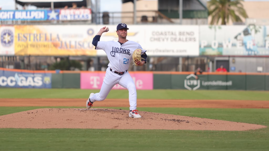 James Hicks struck out eight against one run over a career-best 6 1/3 innings Thursday night at Whataburger Field.